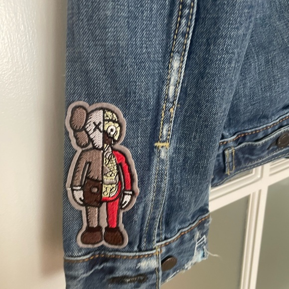 Custom patchwork Jacket sz L - Picture 7 of 10